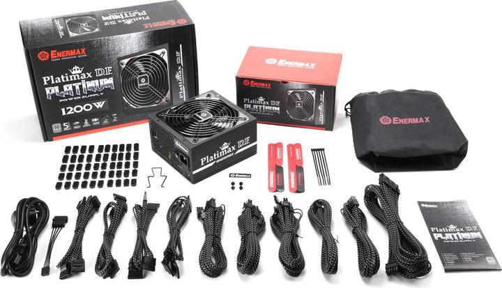 Produktbild Enermax Platimax D.F. 1200W PC Netzteil modular 80Plus Platinum DF Technologie Sleemax ErPLot6 DC to DC S... (1200 W)