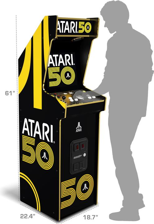 Image du produit Arcade1Up - Atari 50th Annivesary - 50 Jeux en 1 - Deluxe Arcade Machine