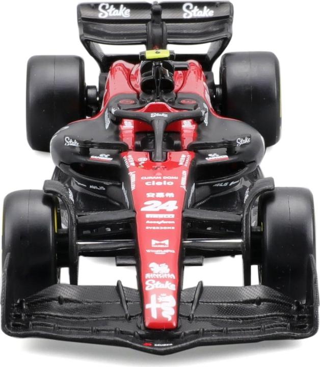 Actual product image Bburago Alfa Romeo F1 Team Stake C43 1/43 Guanyu 2023