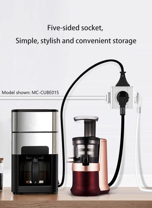 Immagine prodotto MicroConnect Cubo di alimentazione, 5 prese Schuko (5 x, CEE 7/3, 1.50 m)