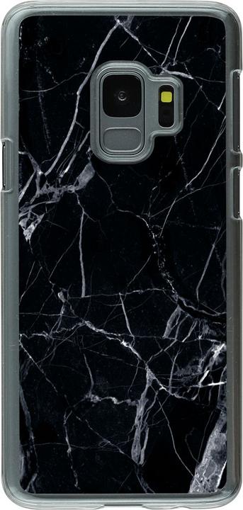 Actual product image PhoneLook Sleeve transparent Marble Black 01 (Samsung Galaxy S9)