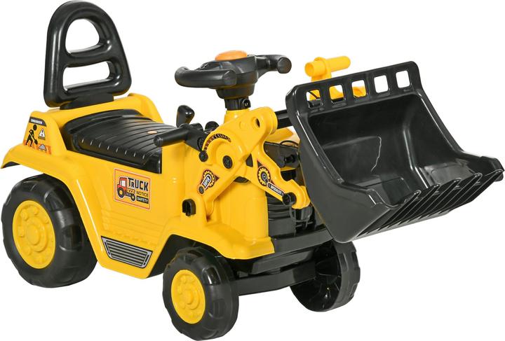 Image du produit Homcom Tracteur à pédales avec espace de rangement