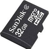 Actual product image SanDisk microSDHC (32 GB, microSDHC)