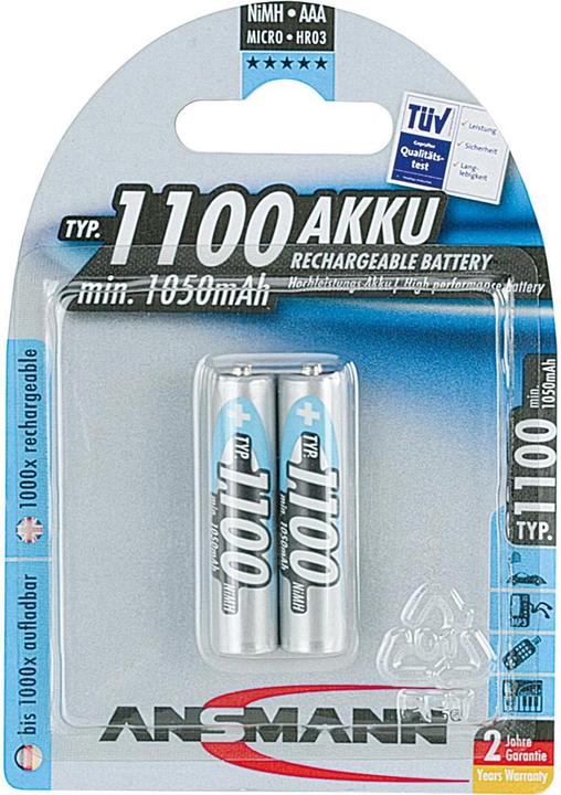 Image du produit Ansmann AAA (1 pcs, AAA, 1050 mAh)