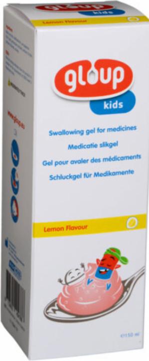 Gloup Kids Schluck Gel für Medikamente Zitrone