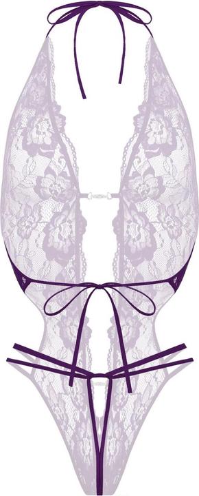 Produktbild Christine Le Duc Ouvert Spitzenbody Renee violett (XL)