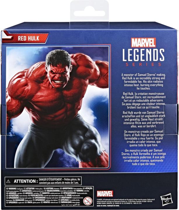 Image du produit Hasbro Captain America : Le Meilleur des mondes Marvel Legends Red Hulk
