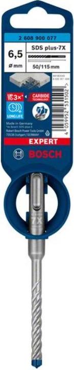 Actual product image Bosch Professional Zubehör Expert SDS plus-7X hammer drill, 6.5 x 50 x 115 mm (6.5 millimetres)