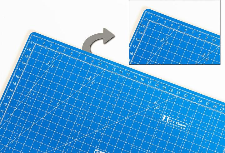 Produktbild Novus 10690 - Schneidematte 22 x 30cm blau (22 x 30 cm)