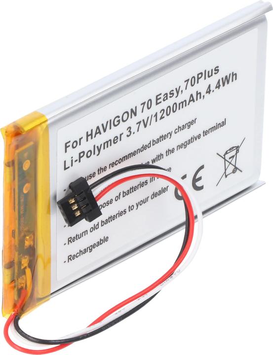 Actual product image AccuCell Akku für NAVIGON 70 Easy, 70 Plus