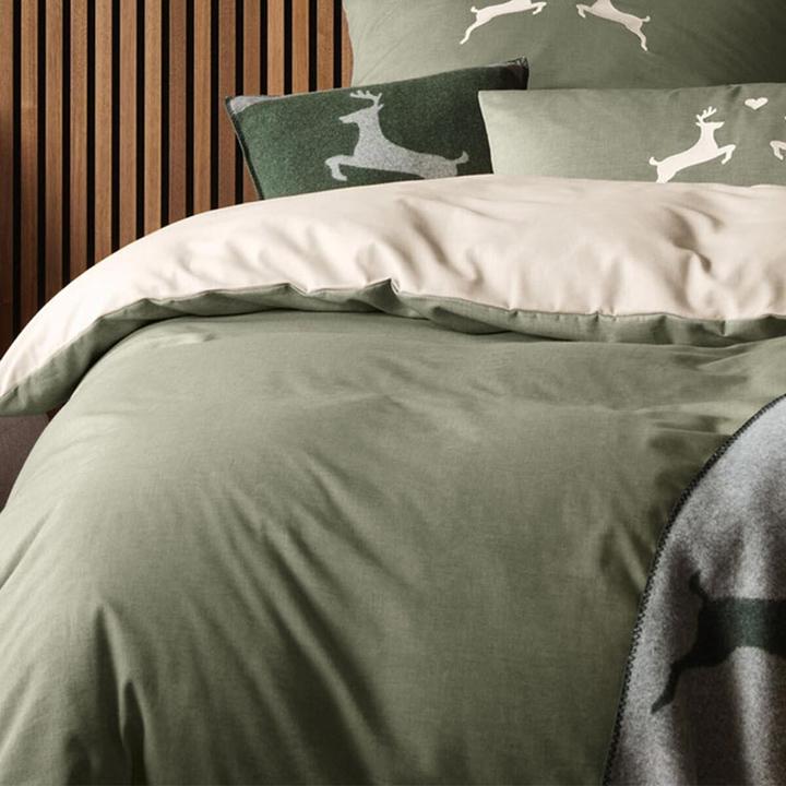 Produktbild Elegante Alpenchic Hirsche (Bettwäsche Set, 80 x 80 cm, 200 x 220 cm)