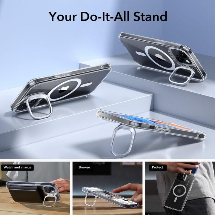 Image du produit ESR Support à Pied Classique Halolock Magsafe Iphone 15 Clear (Apple iPhone 15)