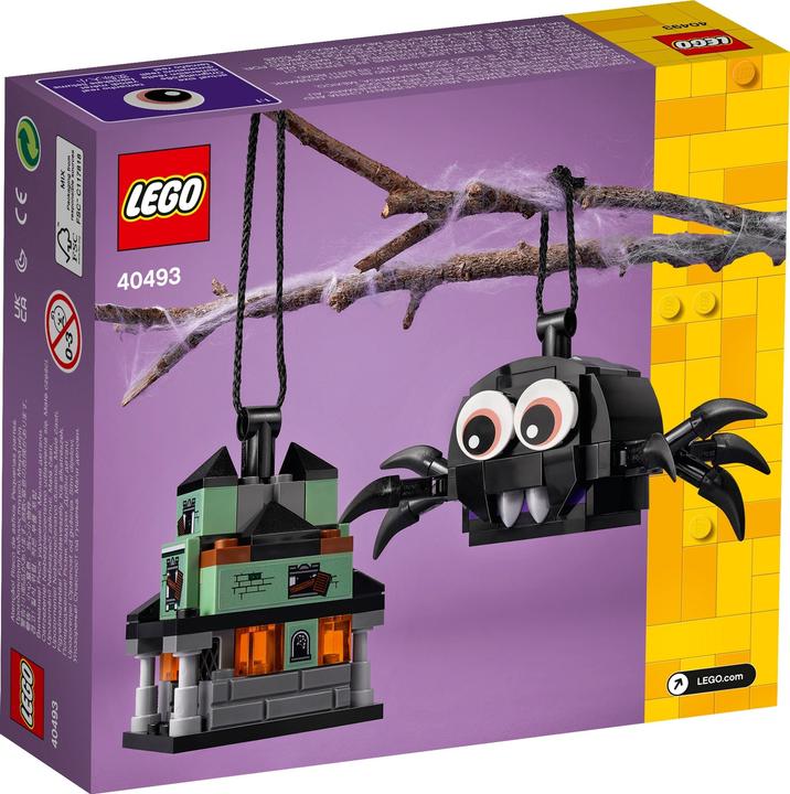 Image du produit LEGO Araignée et maison hantée Halloween (40493)