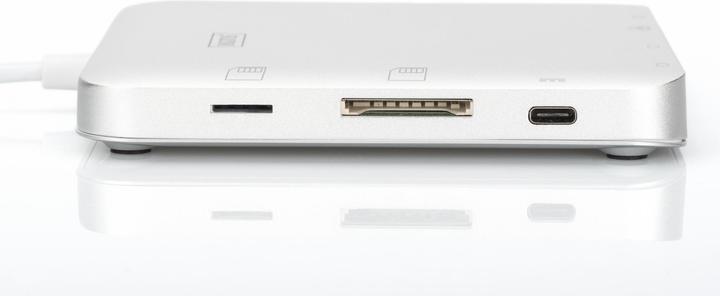 Actual product image Digitus Universal Docking Station USB 3.1 Type C MicroSD SD (USB-C, 11 Ports)