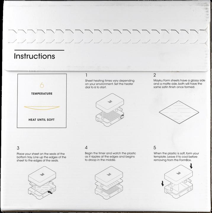 Produktbild Mayku Form Sheets (Zubehör)