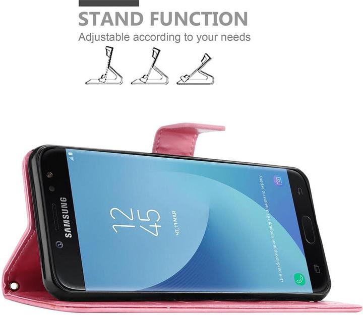 Image du produit Cadorabo Couverture du livre de fleurs (Samsung Galaxy J7 2018)