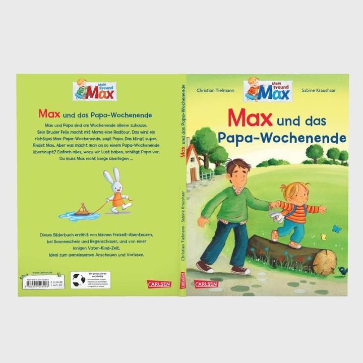 Immagine prodotto Max-Bilderbücher: Max und das Papa-Wochenende (Tedesco, Christian Tielmann, Sabine Kraushaar, 2024)