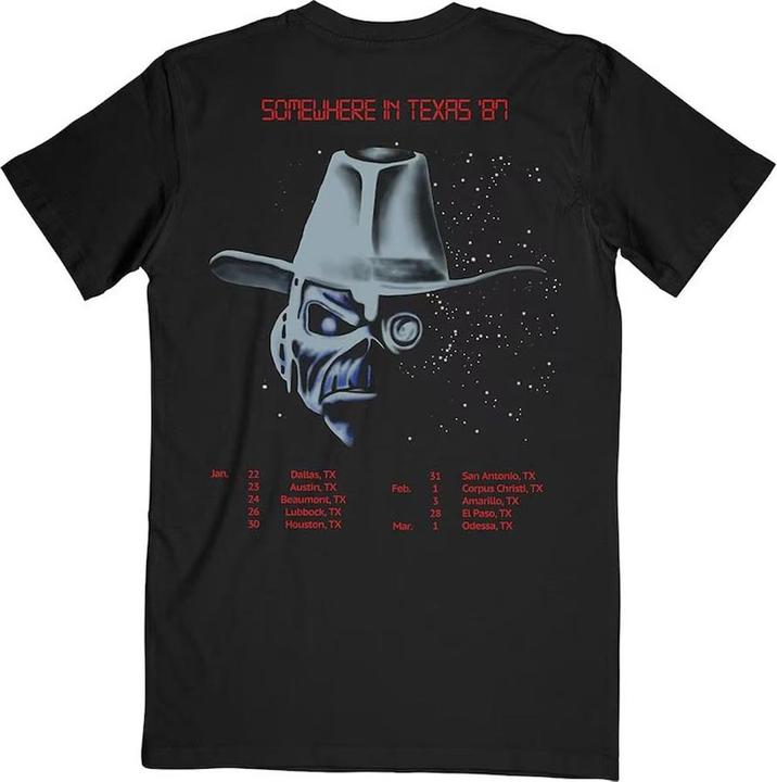 Immagine prodotto Iron Maiden Stranger In A Strange Land Maglietta Stampa posteriore Adulto Unisex (XL)