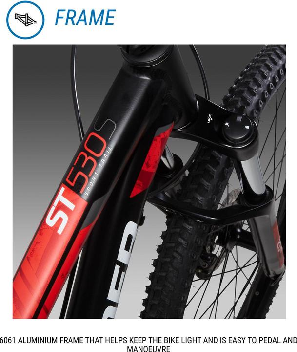 Actual product image Rockrider ST 530 (63.63 cm)