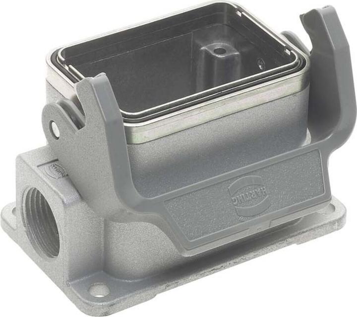 Harting Sockelleuchte männlich B6 mit 1 Schliessbügel