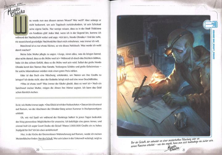 Actual product image Panini Star Wars: Das Buch der Schmuggler (German, Daniel Wallace, Andreas Kasprzak, 2019)