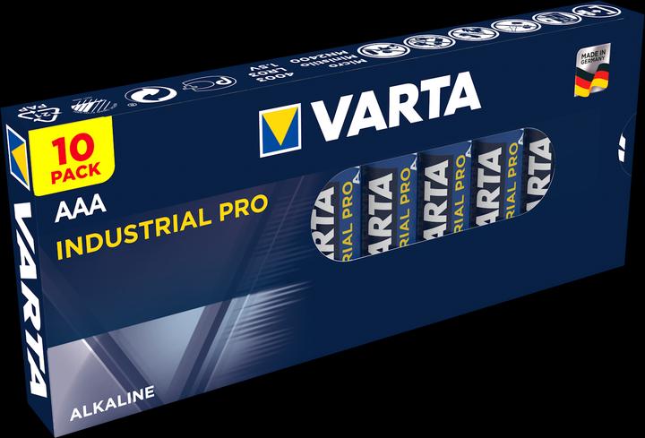 Actual product image Varta industrial alkali (10 pcs., AAA, 1250 mAh)
