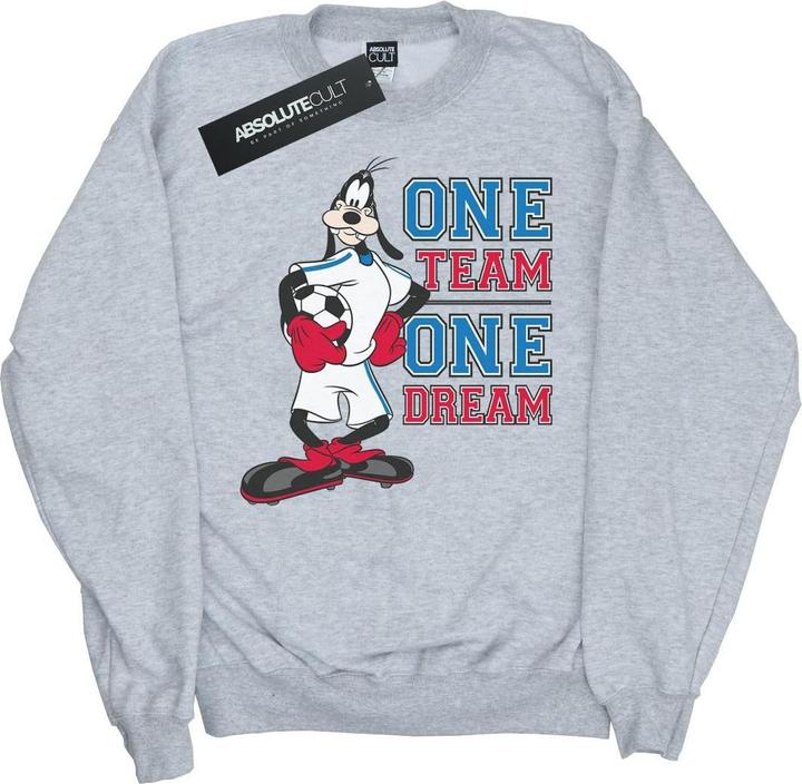 Immagine prodotto Disney Goofy One Team One Dream Felpa Ragazze (152, 158)