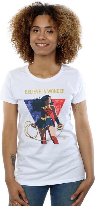 Produktbild Wonder Woman 80th Anniversary Believe In Wonder Pose TShirt (M)