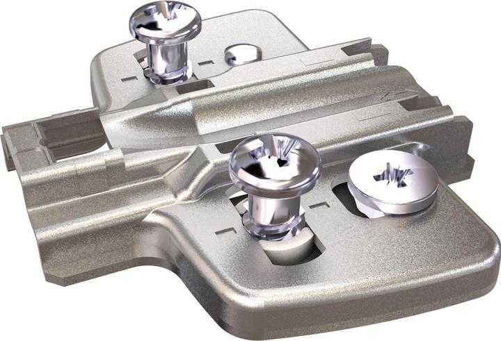 Image du produit Hettich Plaques de montage en croix Sensys/Intermat 8099, montage en angle (200 pcs)