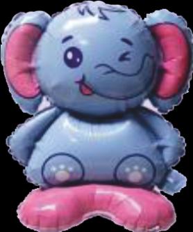 Produktbild Fungram Folienballon Mini Air Sitter Elephant 42 x 37 x 16 cm
