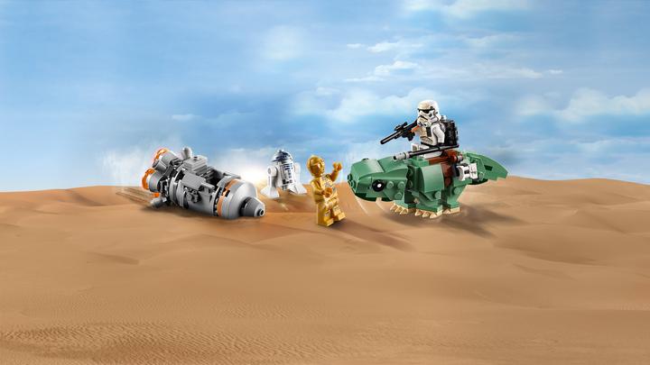Actual product image LEGO Microfighters Escape POD vs. Dewback (75228, LEGO Star Wars)