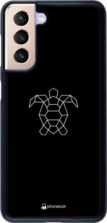 Produktbild PhoneLook Hülle Turtles lines on black (Samsung Galaxy S21 5G)