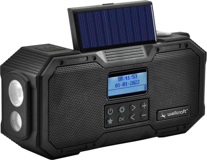 Produktbild Wellcraft DAB/FM Notfall-Radio (FM, DAB+, Bluetooth)