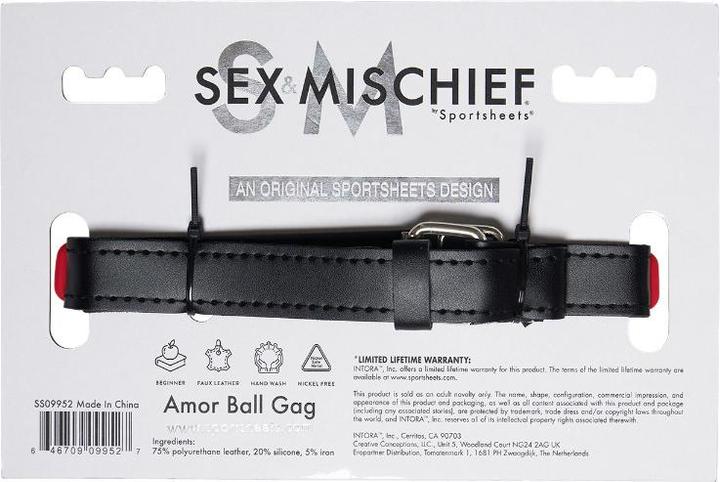 Actual product image Sex & Mischief S&M - Cupid Ball Gag