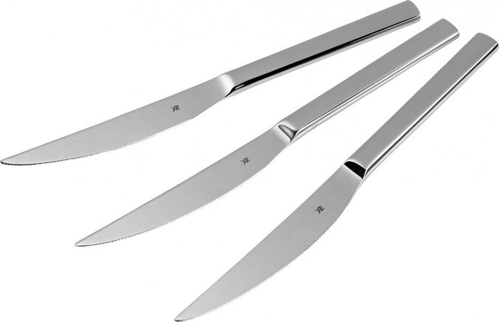 Productafbeelding WMF Steak Mes Set 6st Pizza Mes Nuova Speciaal Blad Staal Roestvrij Staal (6 Stuk, Mes)