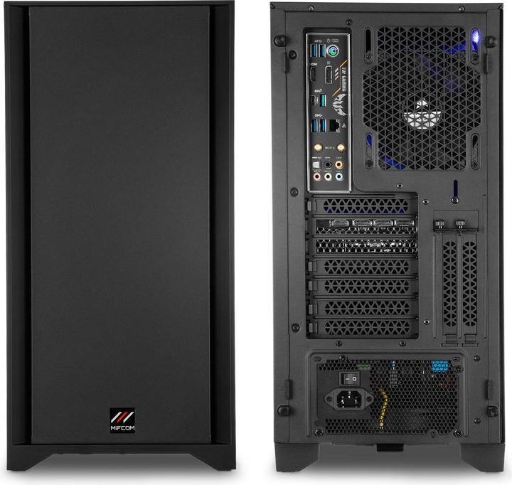 Actual product image Mifcom Savage RTX3080 Core i7 12th Advanced (Intel Core i7-12700K, 32 GB, 1500 GB, GeForce RTX 3080)