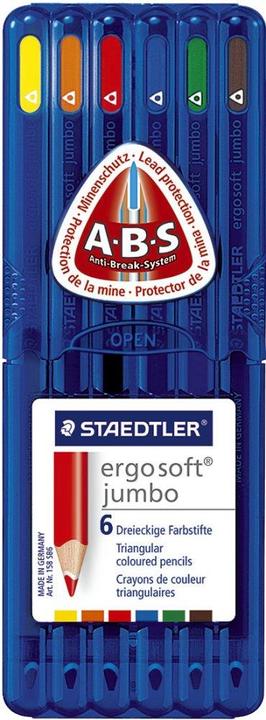 Produktbild Staedtler Ergo Soft Jumbo 158 (Mehrfarbig, 6 x)