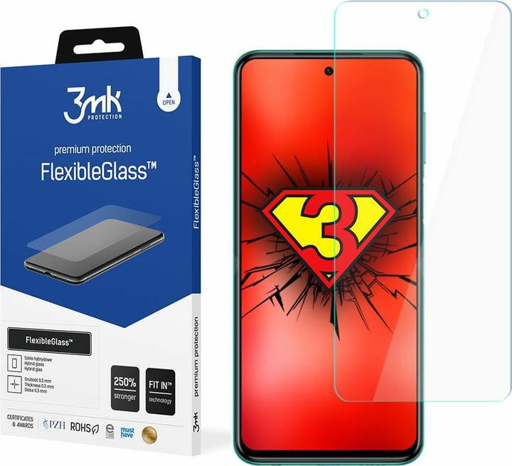 Immagine prodotto 3MK Protettore di schermo FlexibleGlass, pellicola per display (1 Pezzo/i, Xiaomi Redmi Note 9S)