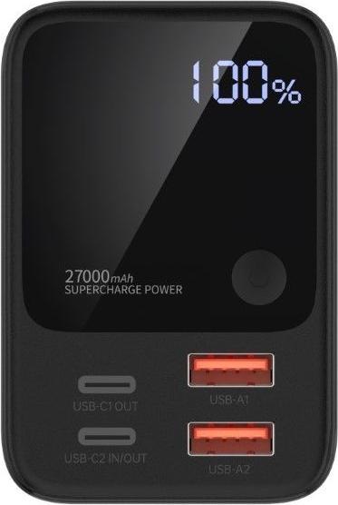 Produktbild Choetech B635BK USB-A / USB-C Powerbank 22,5W 27000mAh - schwarz (27000 mAh, 222.50 W, 99.90 Wh)