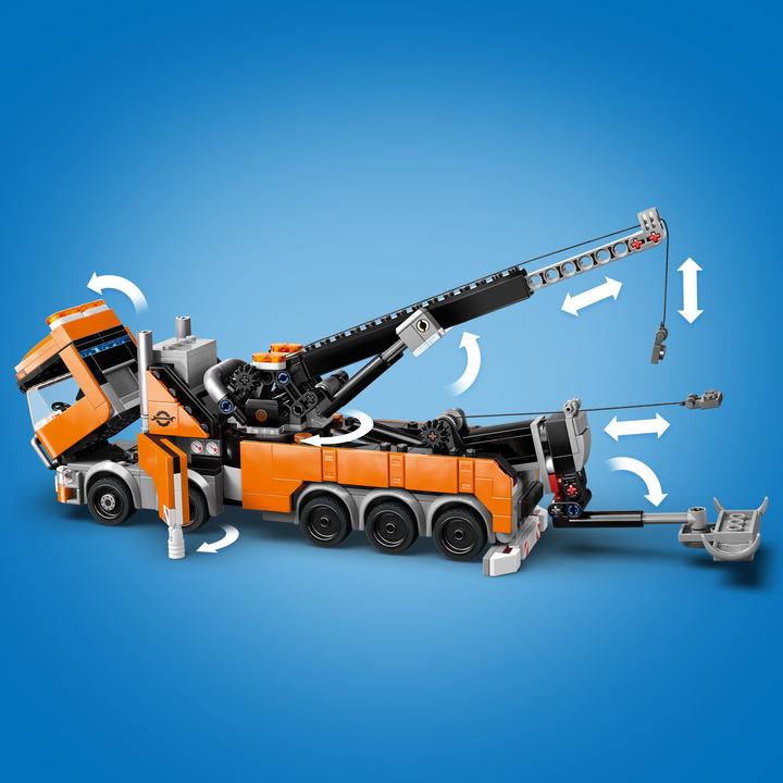 Image du produit LEGO Le remorqueur avec grue pour poids lourd (60467, LEGO City)