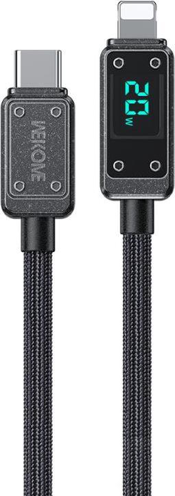 Immagine prodotto Wekome WDC-08 Vanguard-Serie – USB-C-zu-Lightning-Schnelllade-PD-Verbindungskabel 20 W 1 m (trüb) (1 m, 20 W)