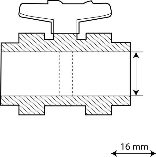 Produktbild Koi-Breeder PVC-U Kugelhahn