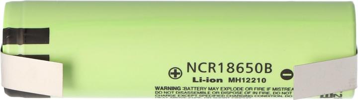 Immagine prodotto Panasonic Batteria NCR18650B + etichetta a saldare U (1 pz., 18650, 3400 mAh)