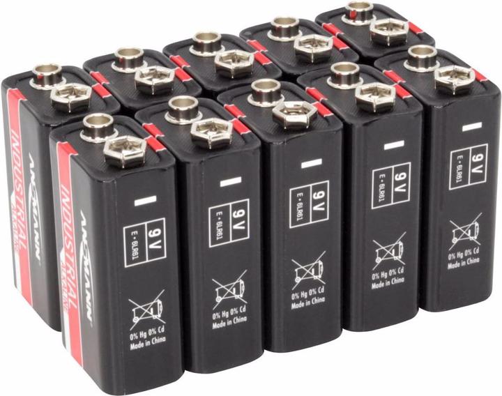 Produktbild Ansmann Industrial (10 Stk., 9V Block)