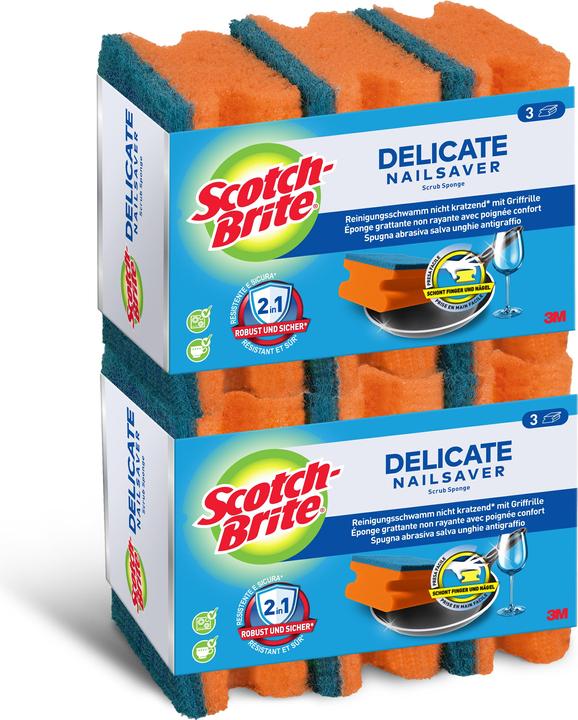 Produktbild Scotch-Brite Delicate Reinigungsschwamm (6 Stk.)