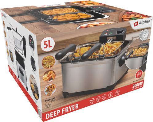 Produktbild alpina Deep fryer 5L 2000W