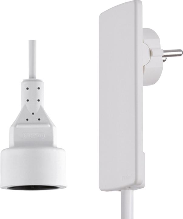 Produktbild Evoline PlugFix mit VDE-Kupplungsdose 1,5m weiss (1.50 m, CEE 7/3)