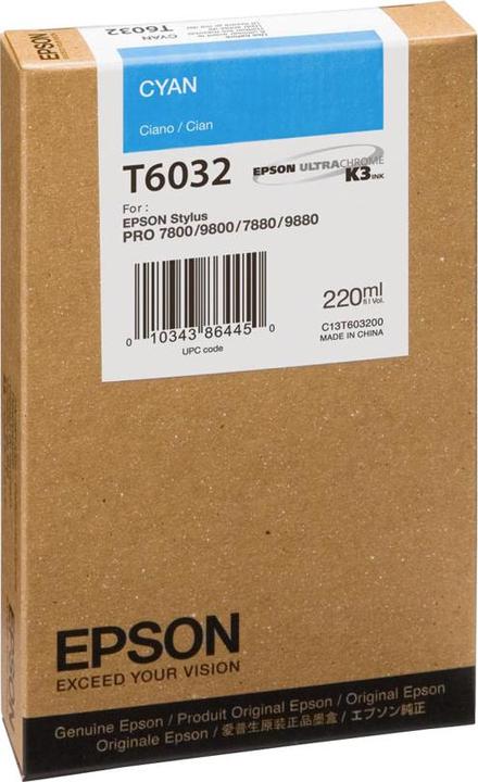 Actual product image Epson T6032 (C)