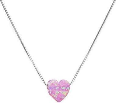 Actual product image Evolution Group Romantic necklace with synthetic opal 12048.3 (L)