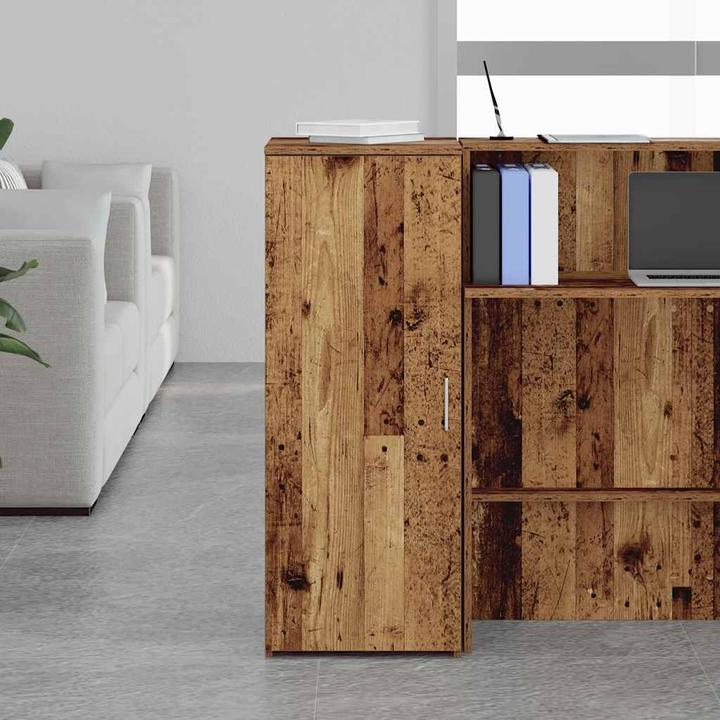 Actual product image VidaXL Storage cupboard Reclaimed wood look 40x45x103.5 cm Wood-based cupboard
